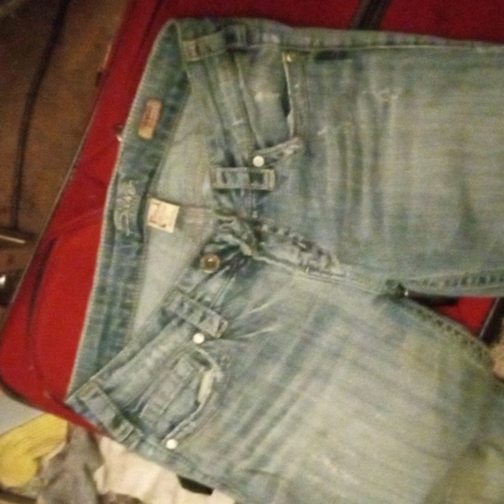 Silver jeans